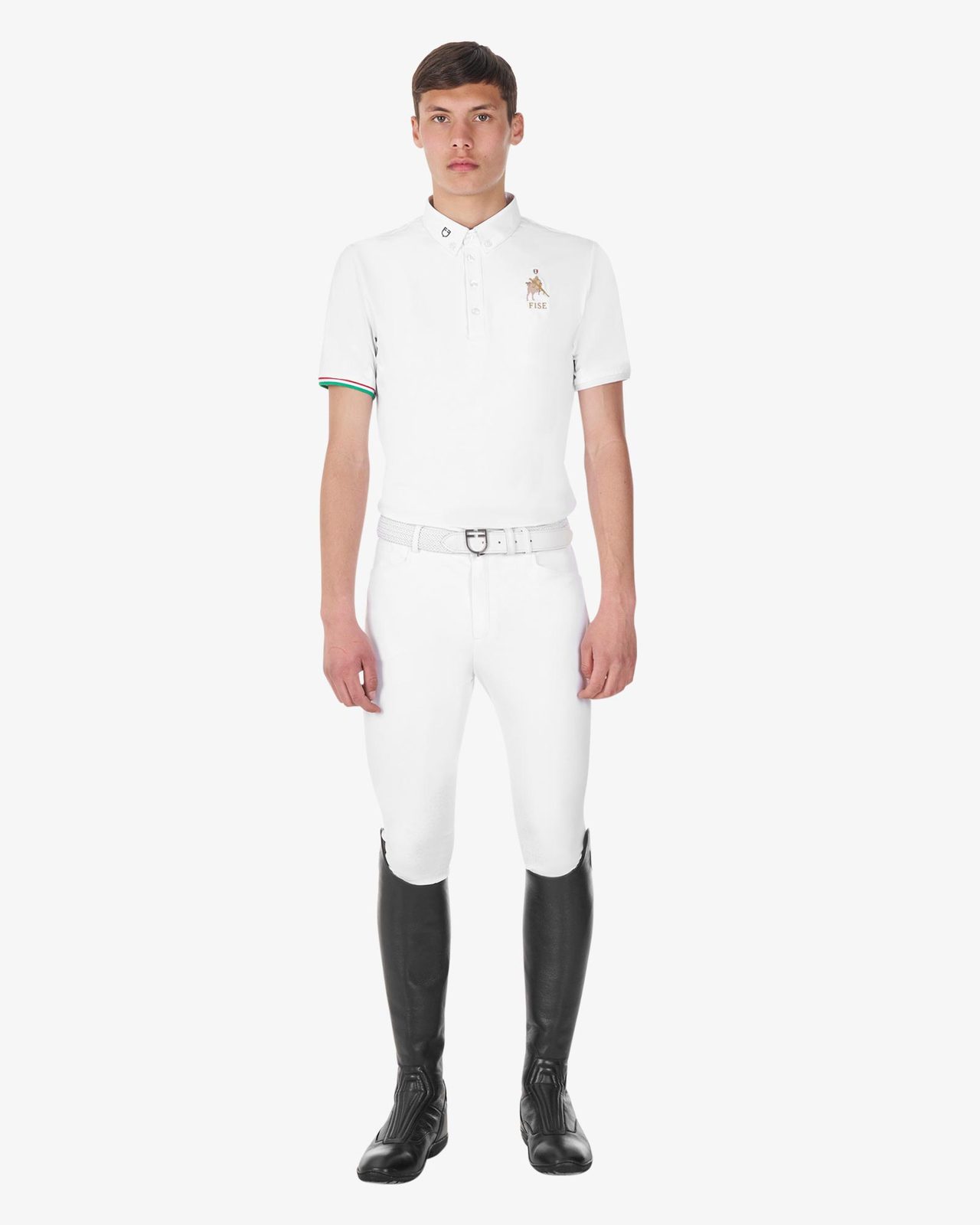 Polo uomo da concorso Equestro X FISE