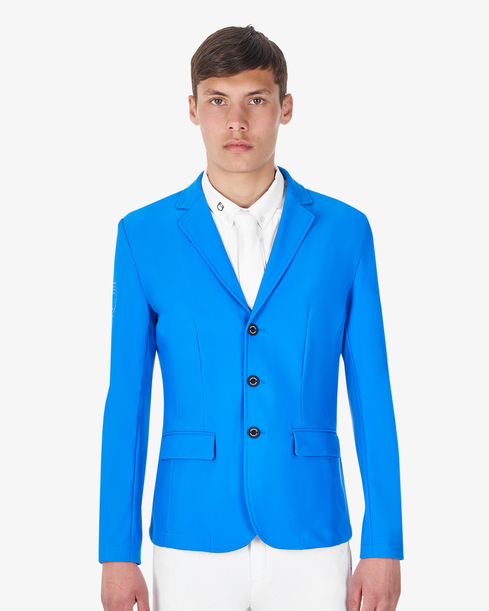 Men's three-button competition jacket Equestro X FISE