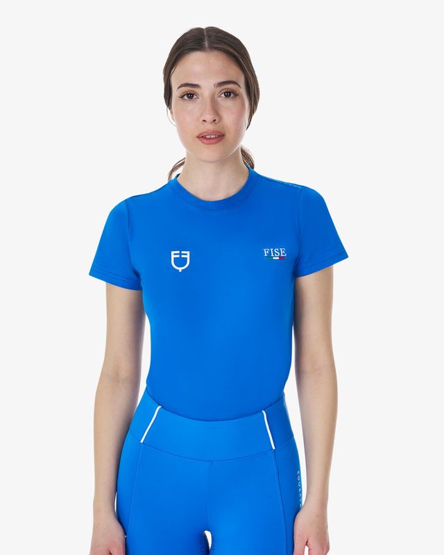 Women's slim fit T-shirt Equestro X FISE