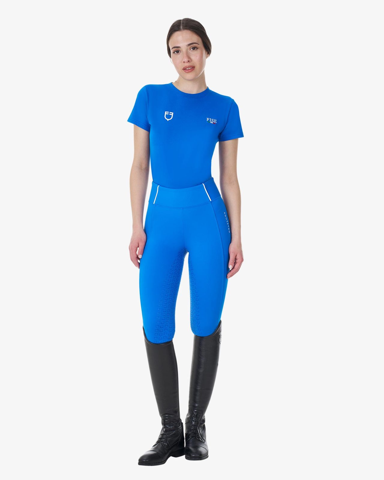 T-shirt donna slim fit Equestro X FISE
