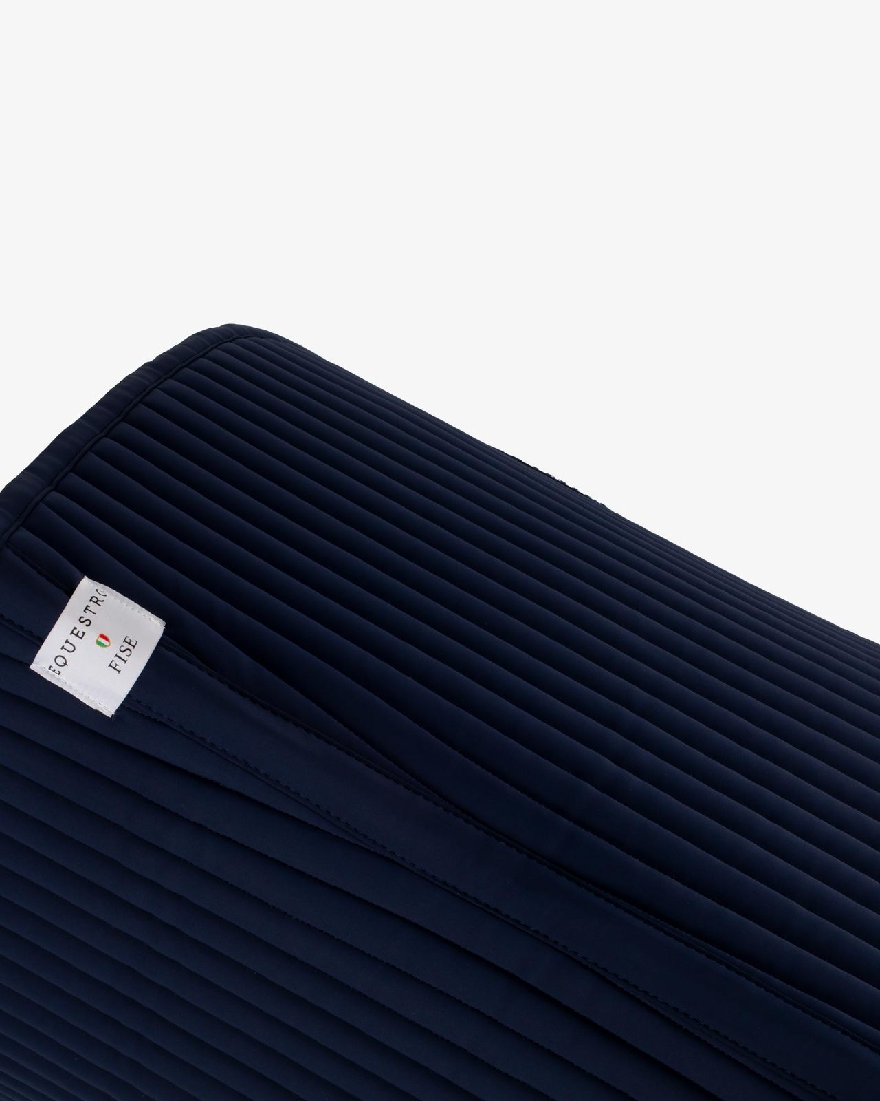 Dressage saddle pad with embroidered logo Equestro X FISE