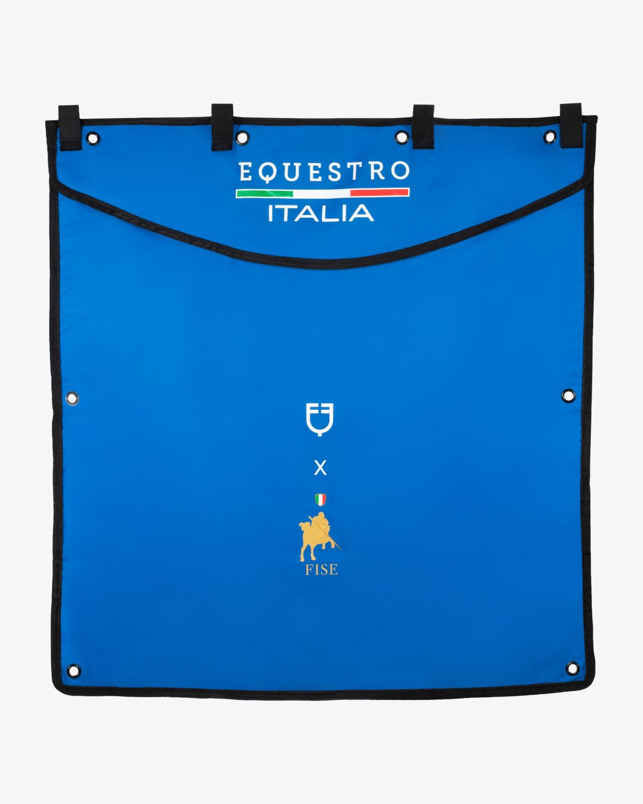 Tenda box lunga logo ricamato Equestro X FISE
