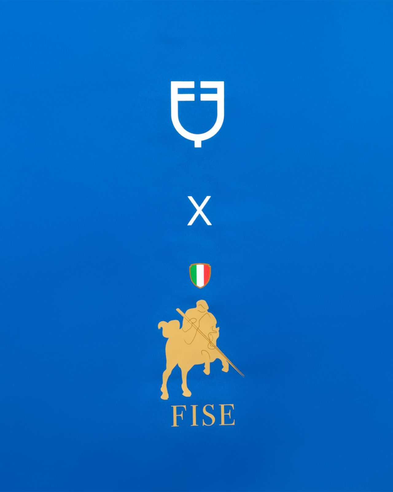 Tenda box lunga logo ricamato Equestro X FISE