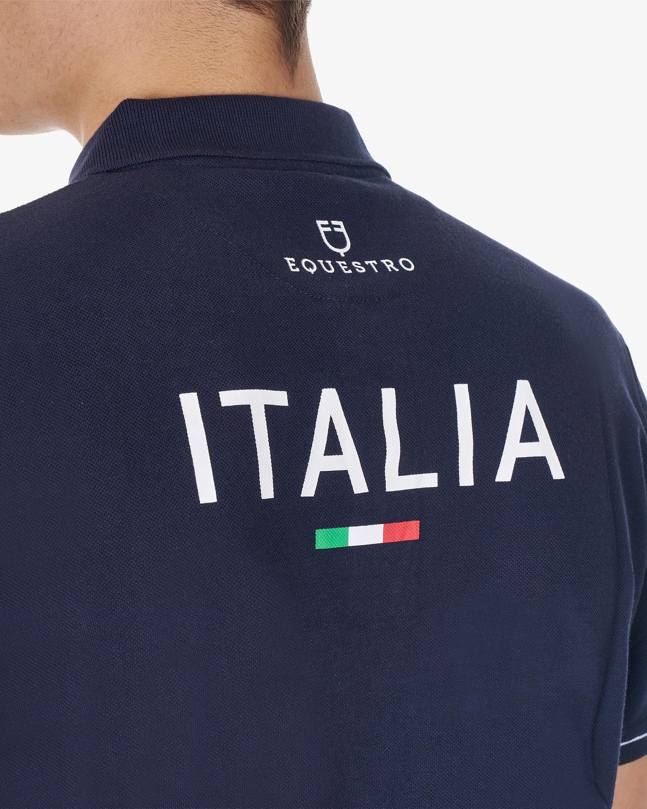 Men's three-button training polo shirt Equestro X FISE