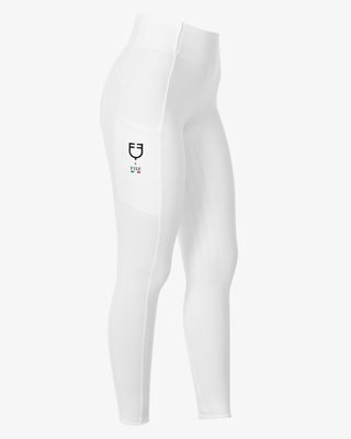 Leggings donna slim fit full grip Equestro X FISE