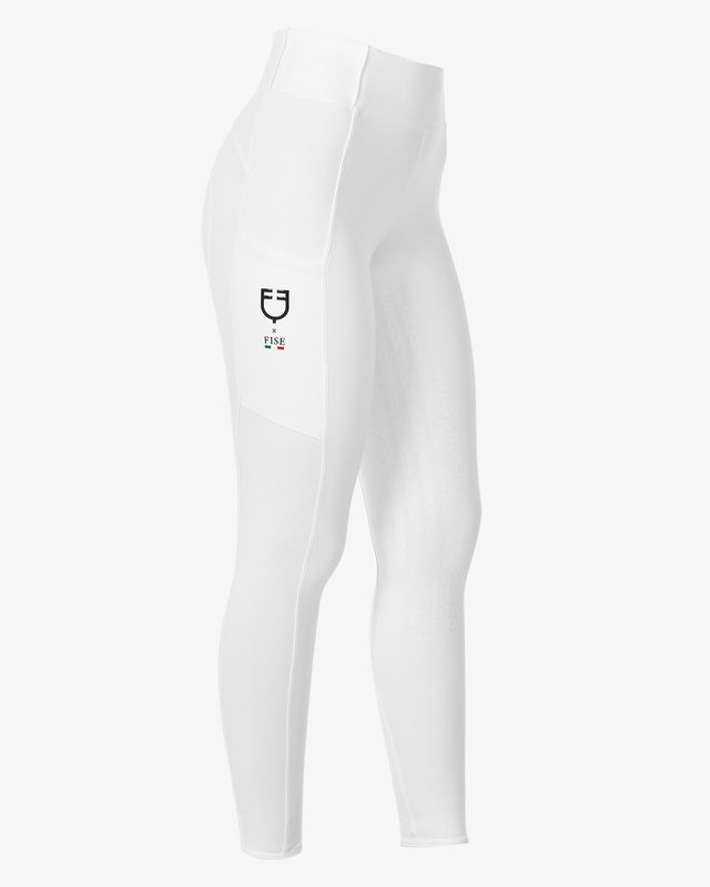 Women's slim fit full grip leggings Equestro X FISE