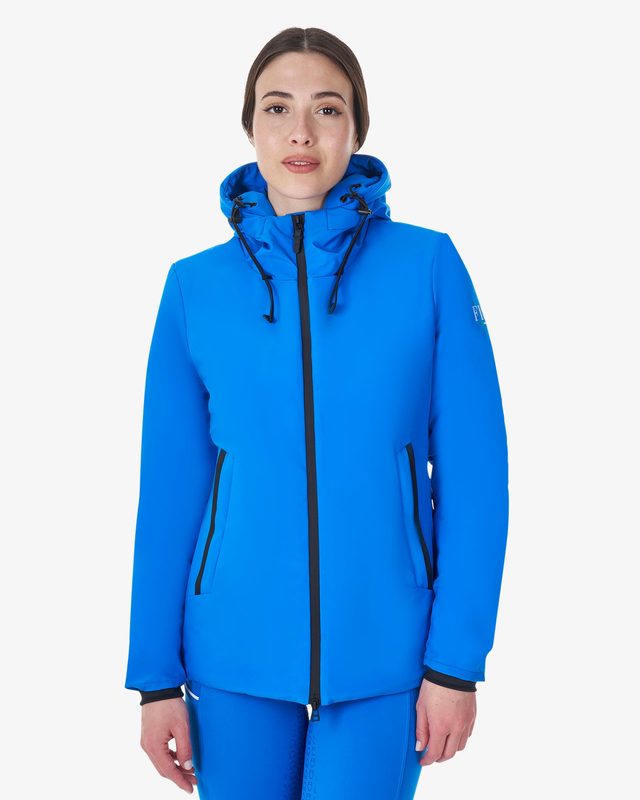 Women's waterproof puffer jacket Equestro X FISE