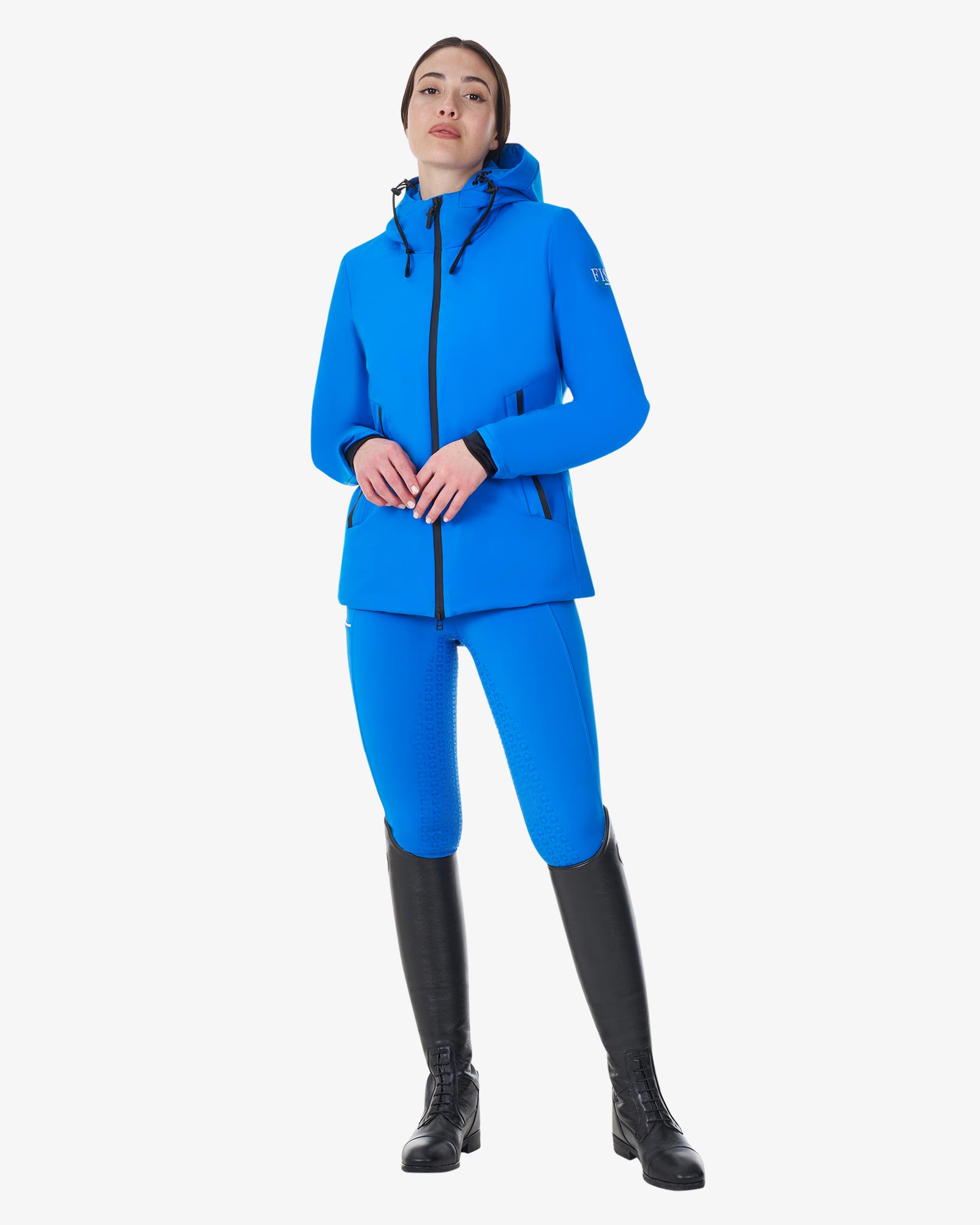 Equestro Cropped Puffer Jacket