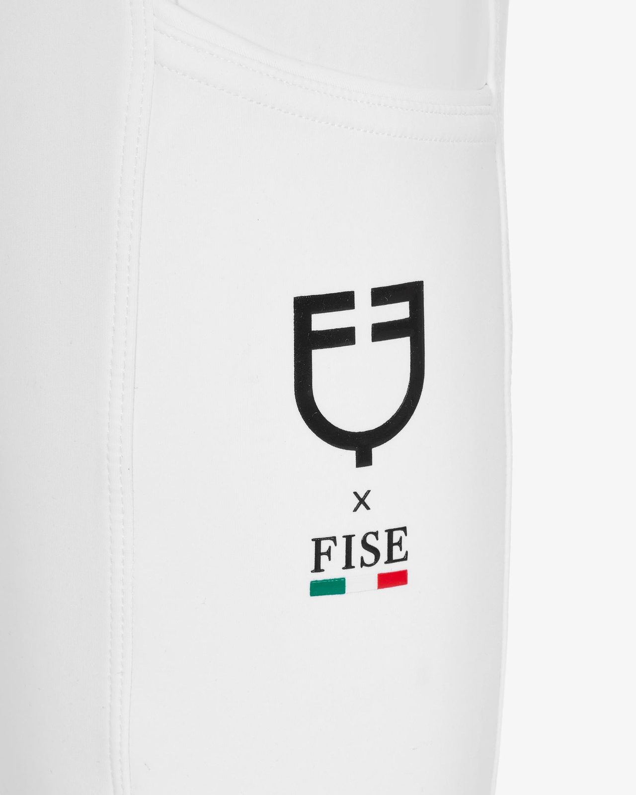 Girls' slim fit full grip leggings Equestro X FISE