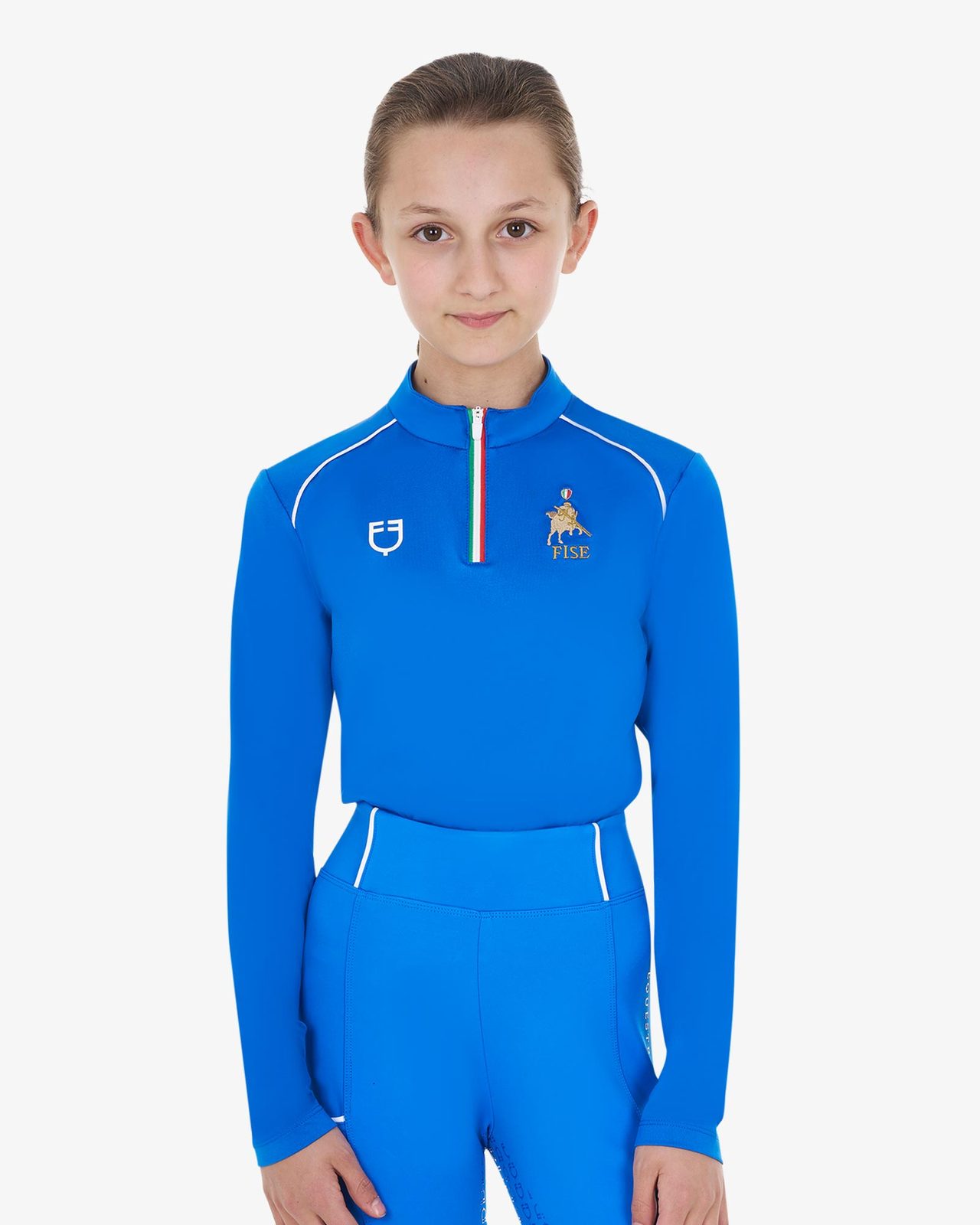 Kids' unisex training base layer Equestro X FISE