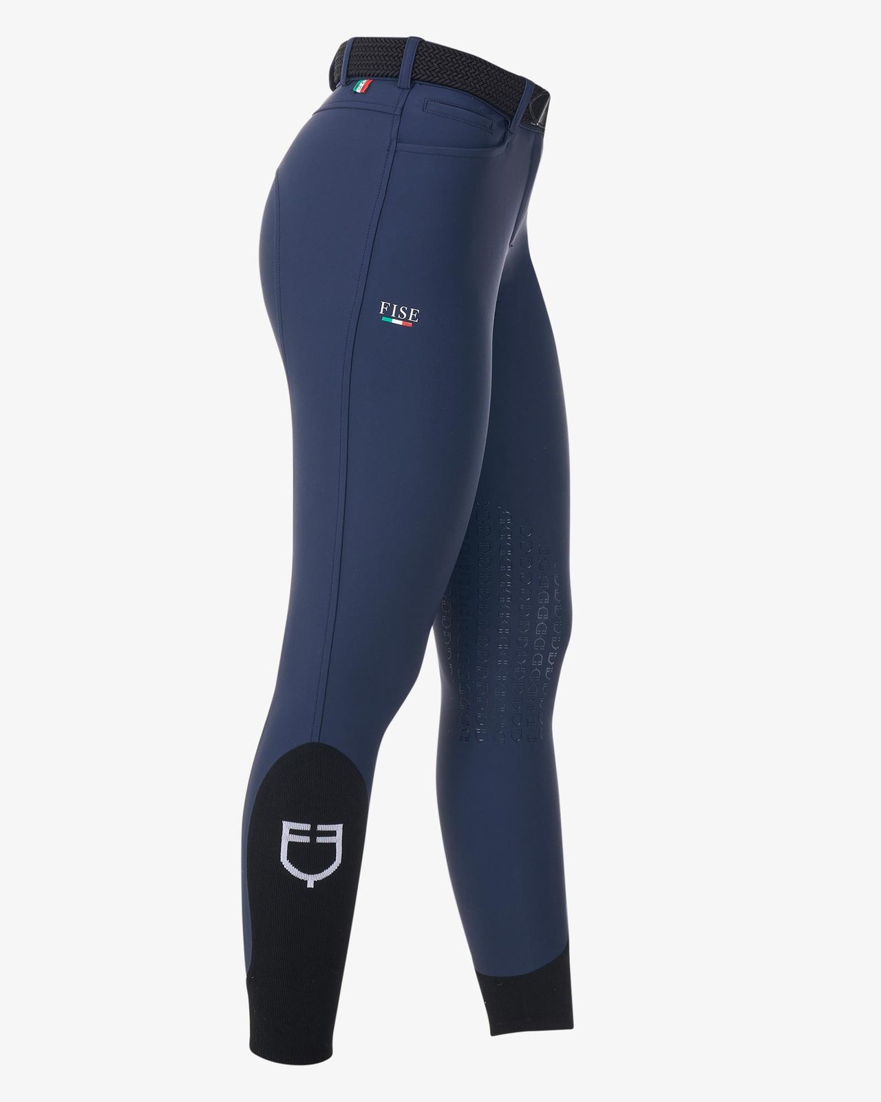 Pantaloni donna grip ginocchio Equestro X FISE