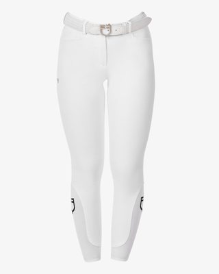 Pantaloni donna grip ginocchio Equestro X FISE