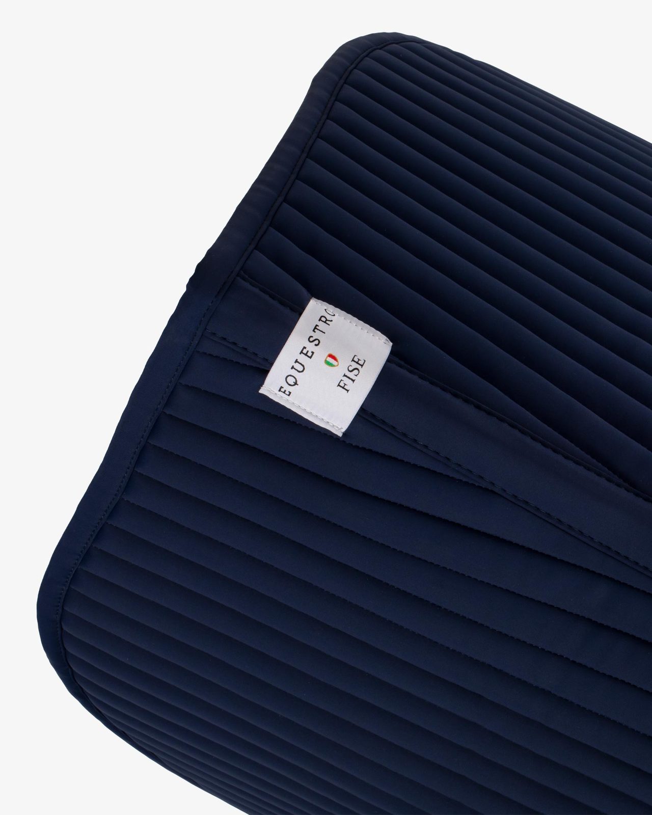 Jumping saddle pad with embroidered logo Equestro X FISE