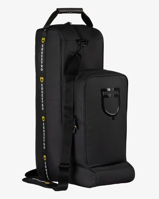 Boot and helmet bag in technical fabric