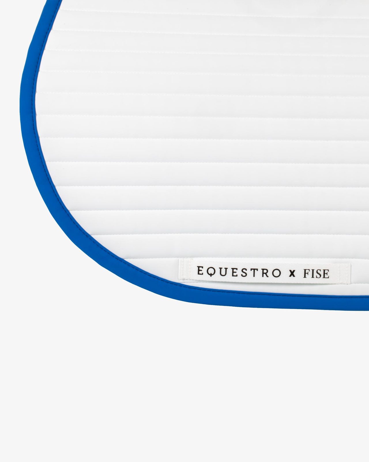 Jumping saddle pad with embroidered logo Equestro X FISE