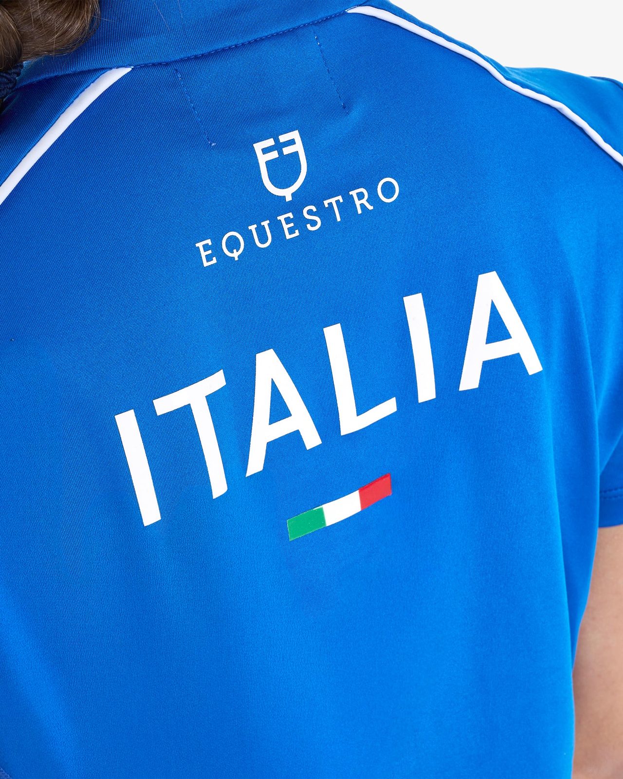Kids' unisex training polo shirt Equestro X FISE