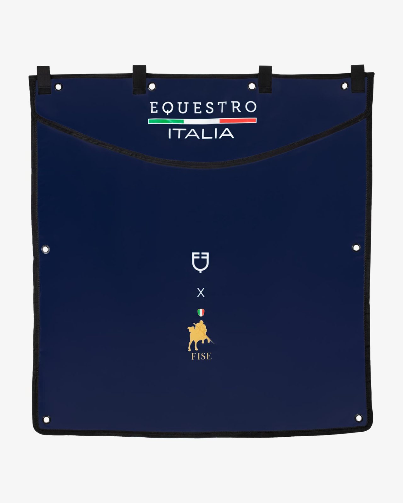 Tenda box lunga logo ricamato Equestro X FISE