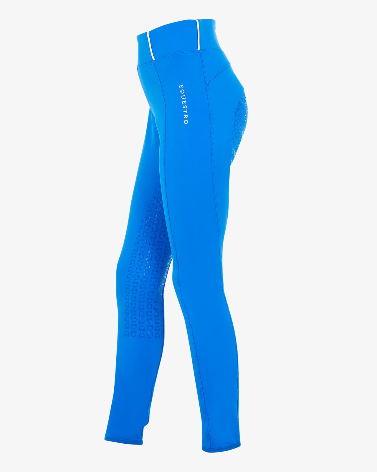 Girls' slim fit full grip leggings Equestro X FISE