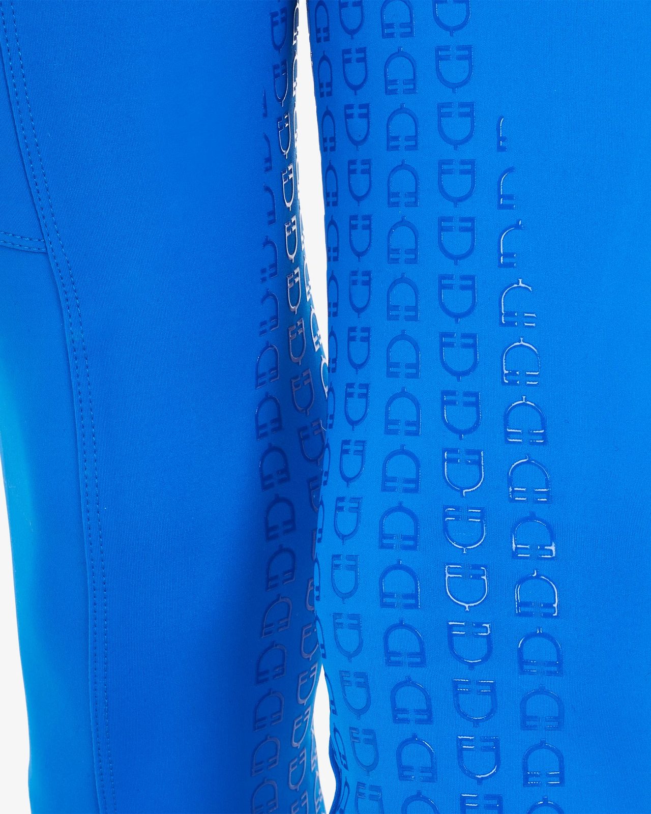 Girls' slim fit full grip leggings Equestro X FISE