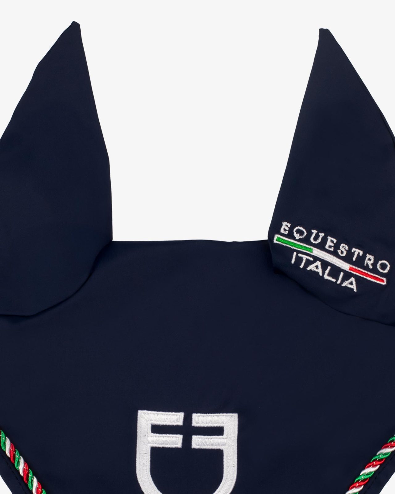 Cuffietta con piping tricolore Equestro X FISE