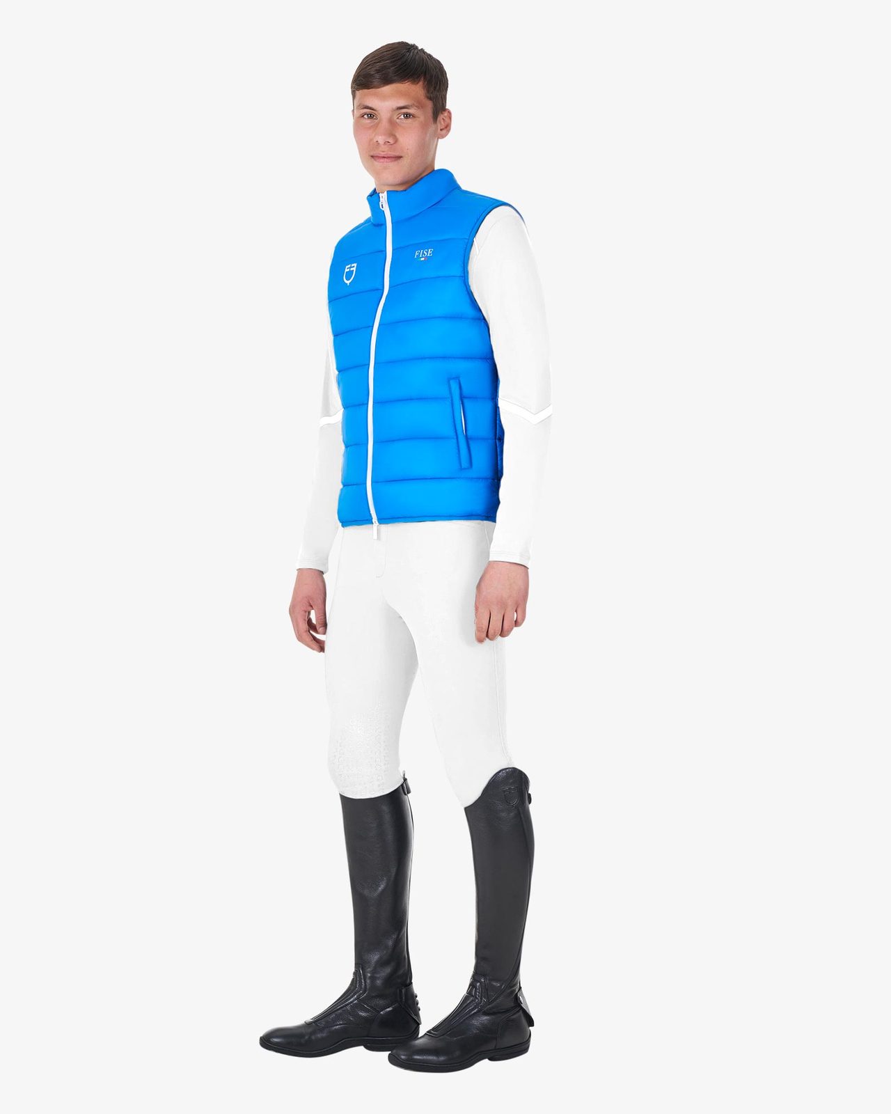 Smanicato uomo slim fit Equestro X FISE