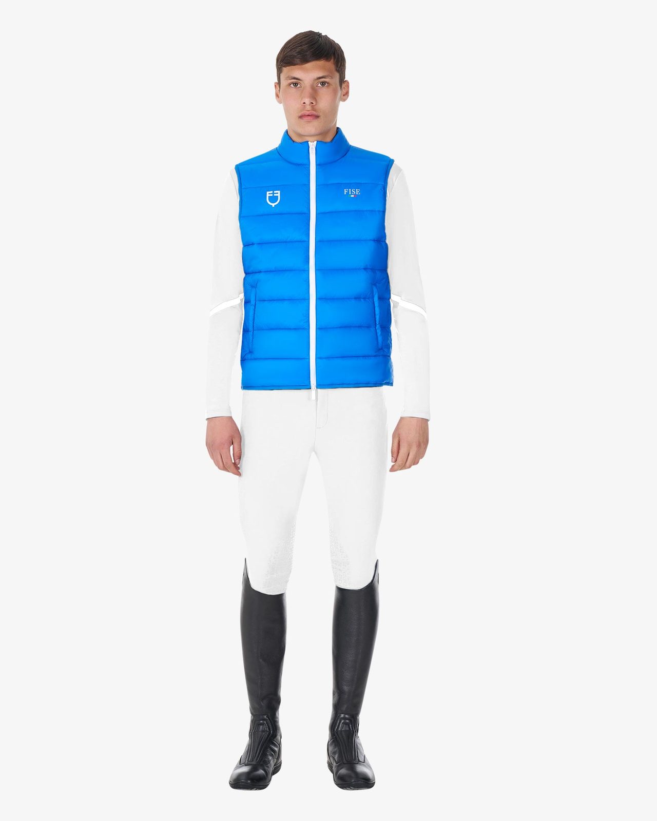 Smanicato uomo slim fit Equestro X FISE