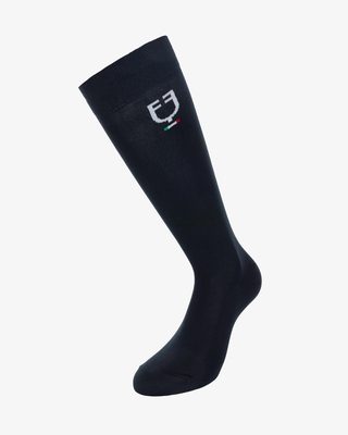 Stretch technical sock with Italian flag