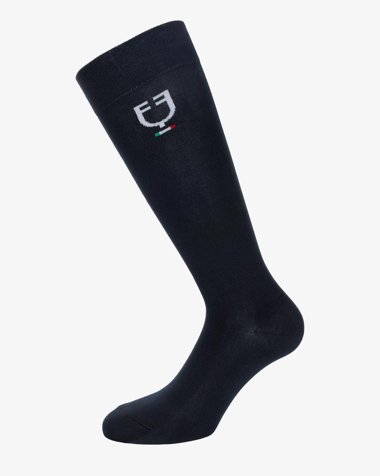 Stretch technical sock with Italian flag