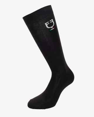 Stretch technical sock with Italian flag