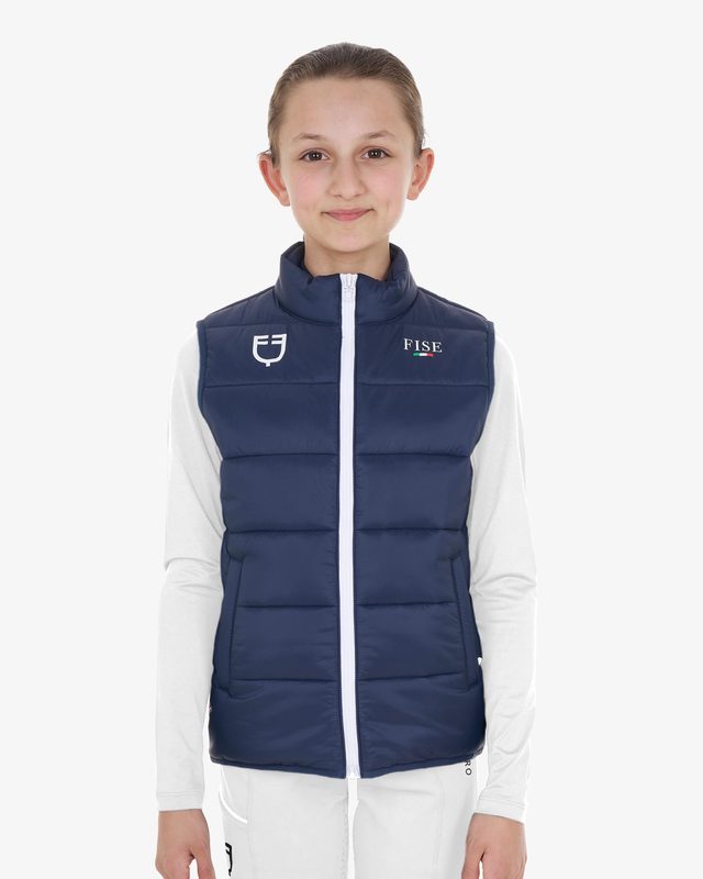 Smanicato unisex bambini slim fit Equestro X FISE