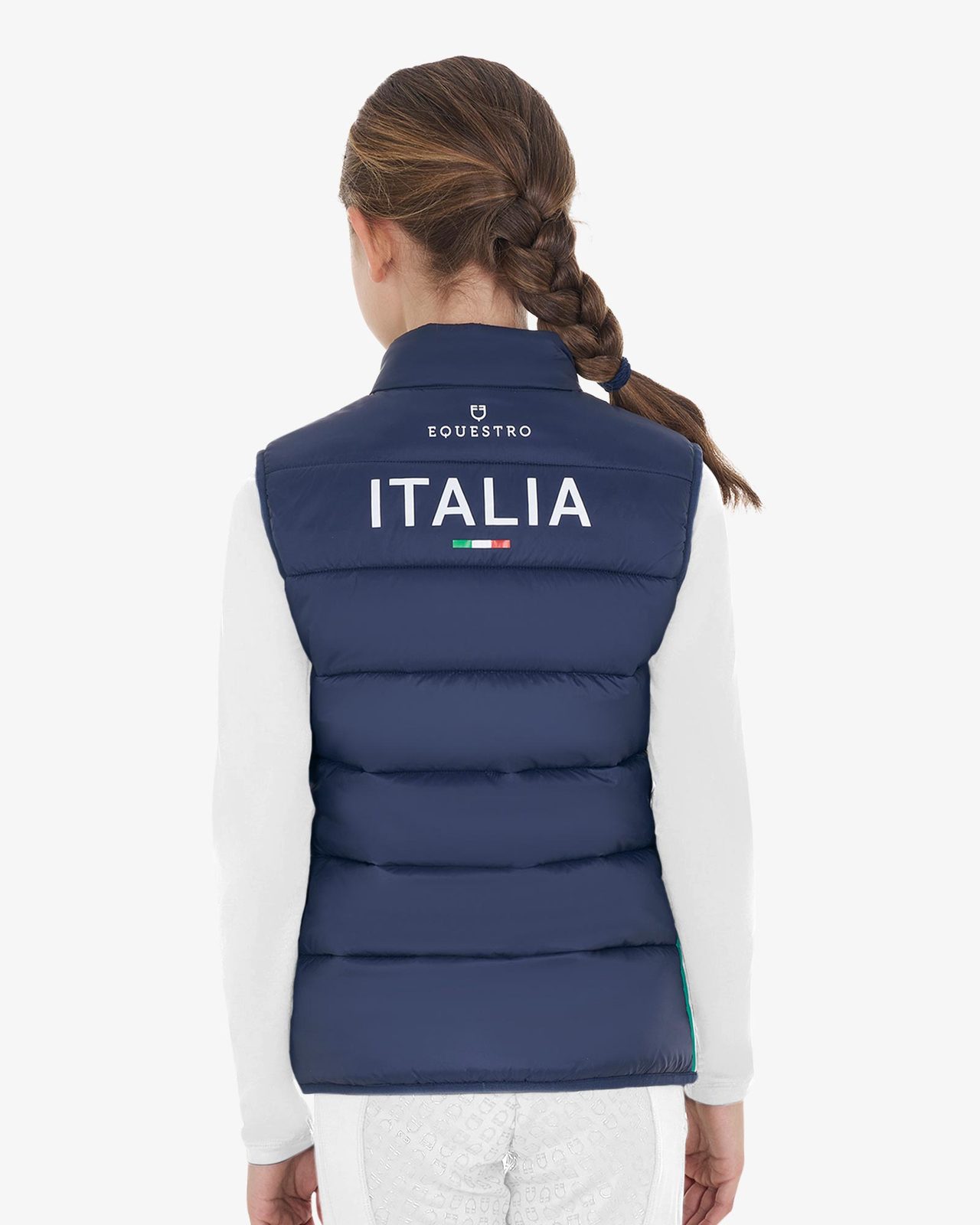 Kids' unisex slim fit vest Equestro X FISE