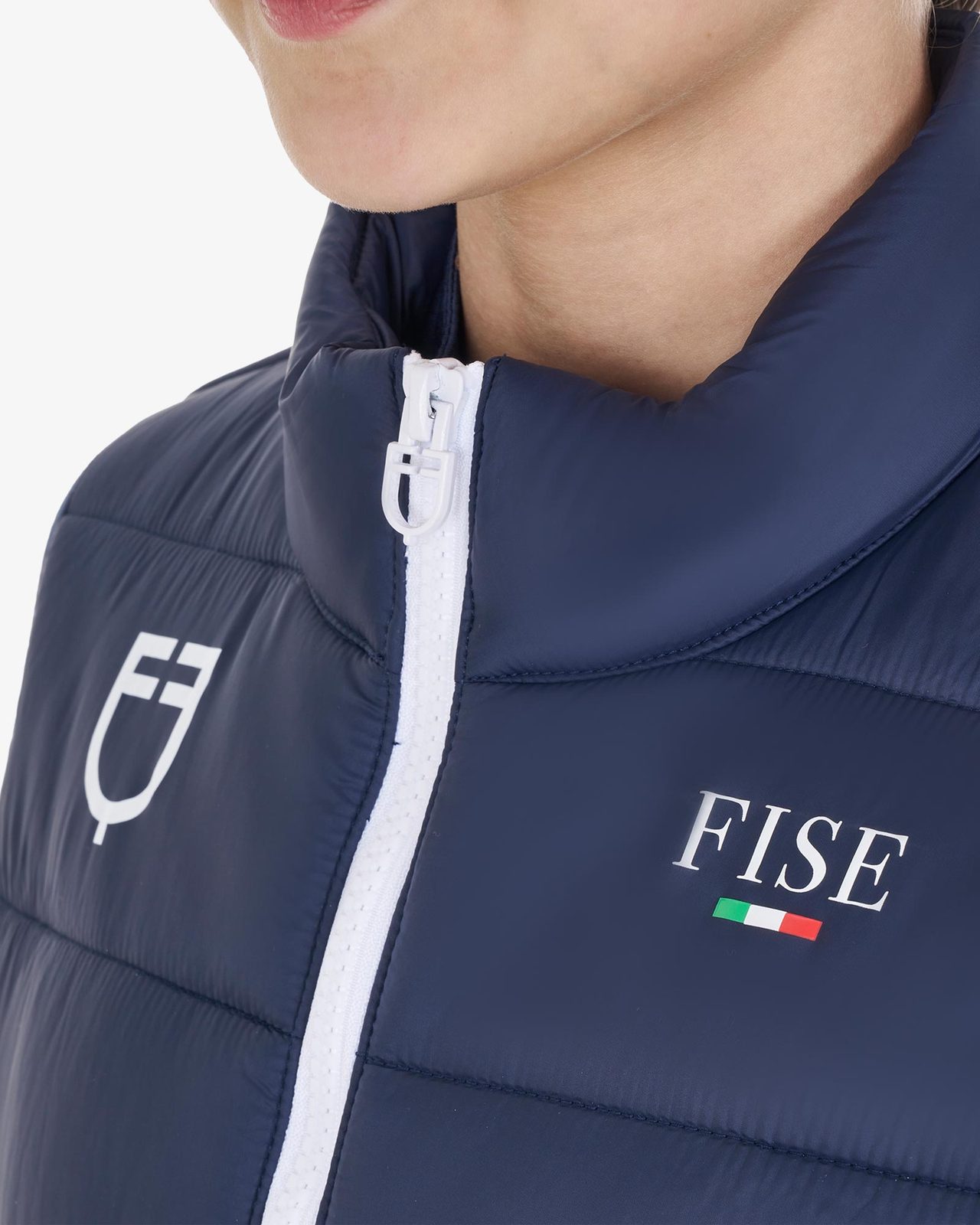 Kids' unisex slim fit vest Equestro X FISE