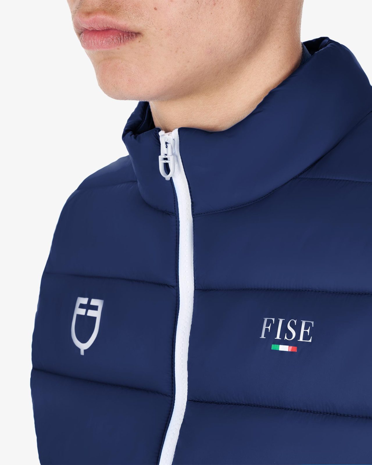Smanicato uomo slim fit Equestro X FISE