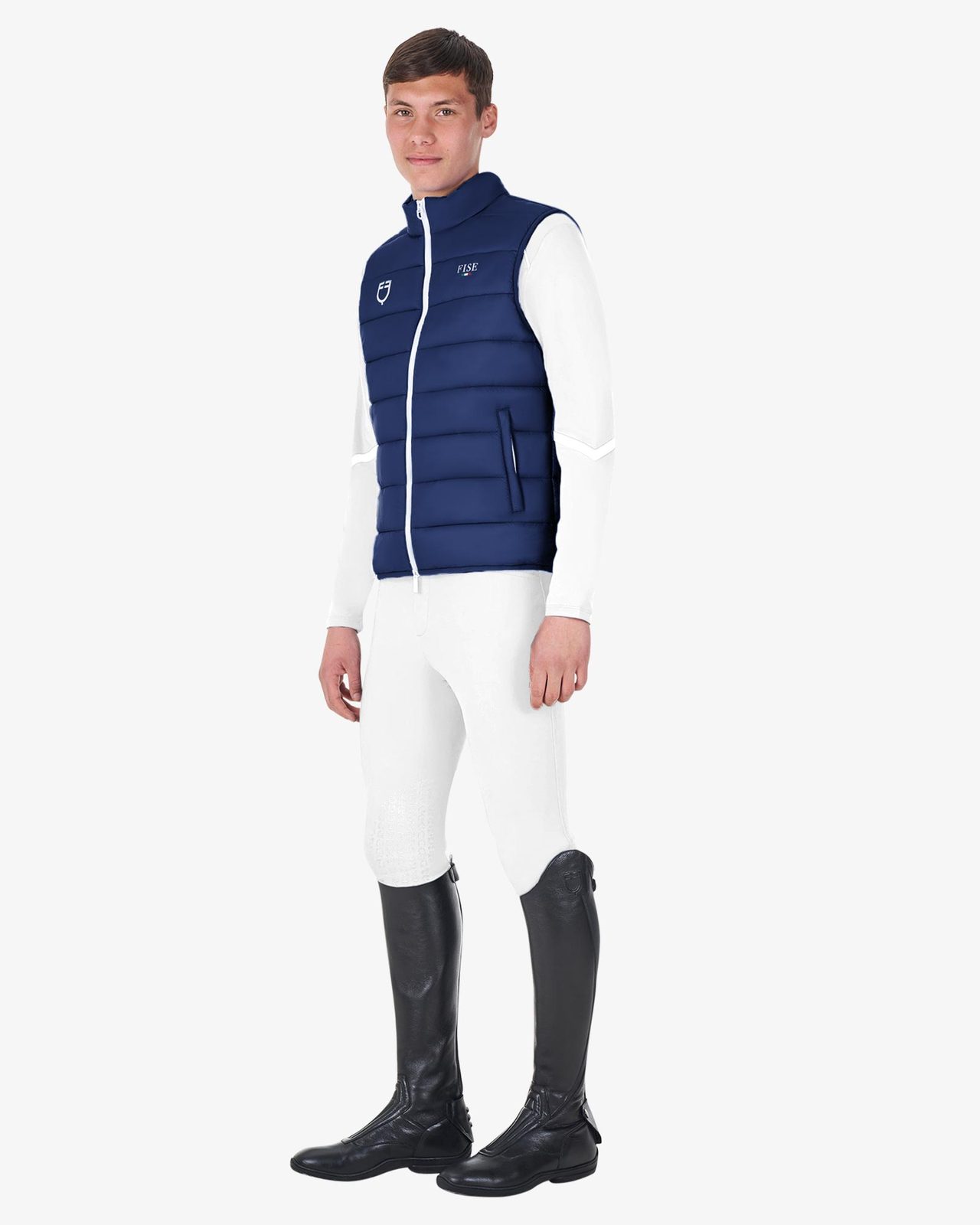 Smanicato uomo slim fit Equestro X FISE