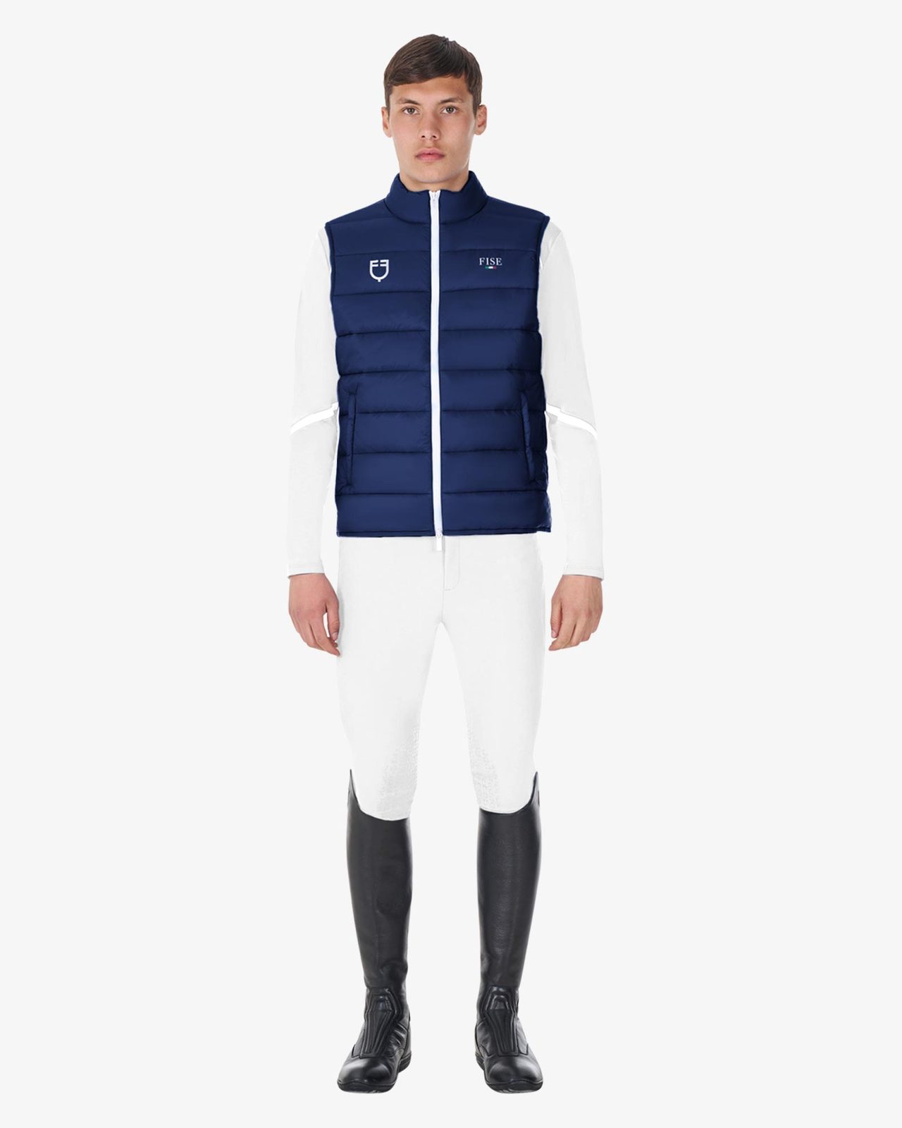 Smanicato uomo slim fit Equestro X FISE
