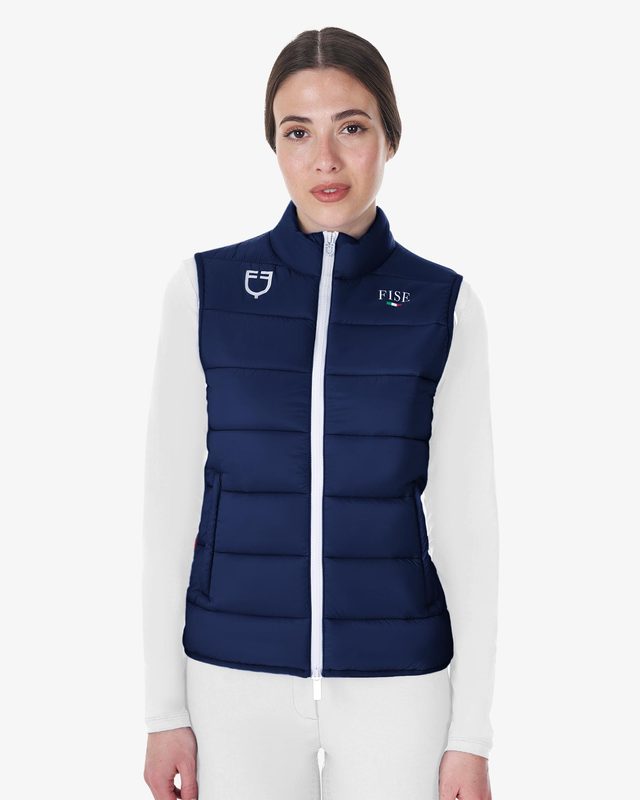Women's slim fit vest Equestro X FISE