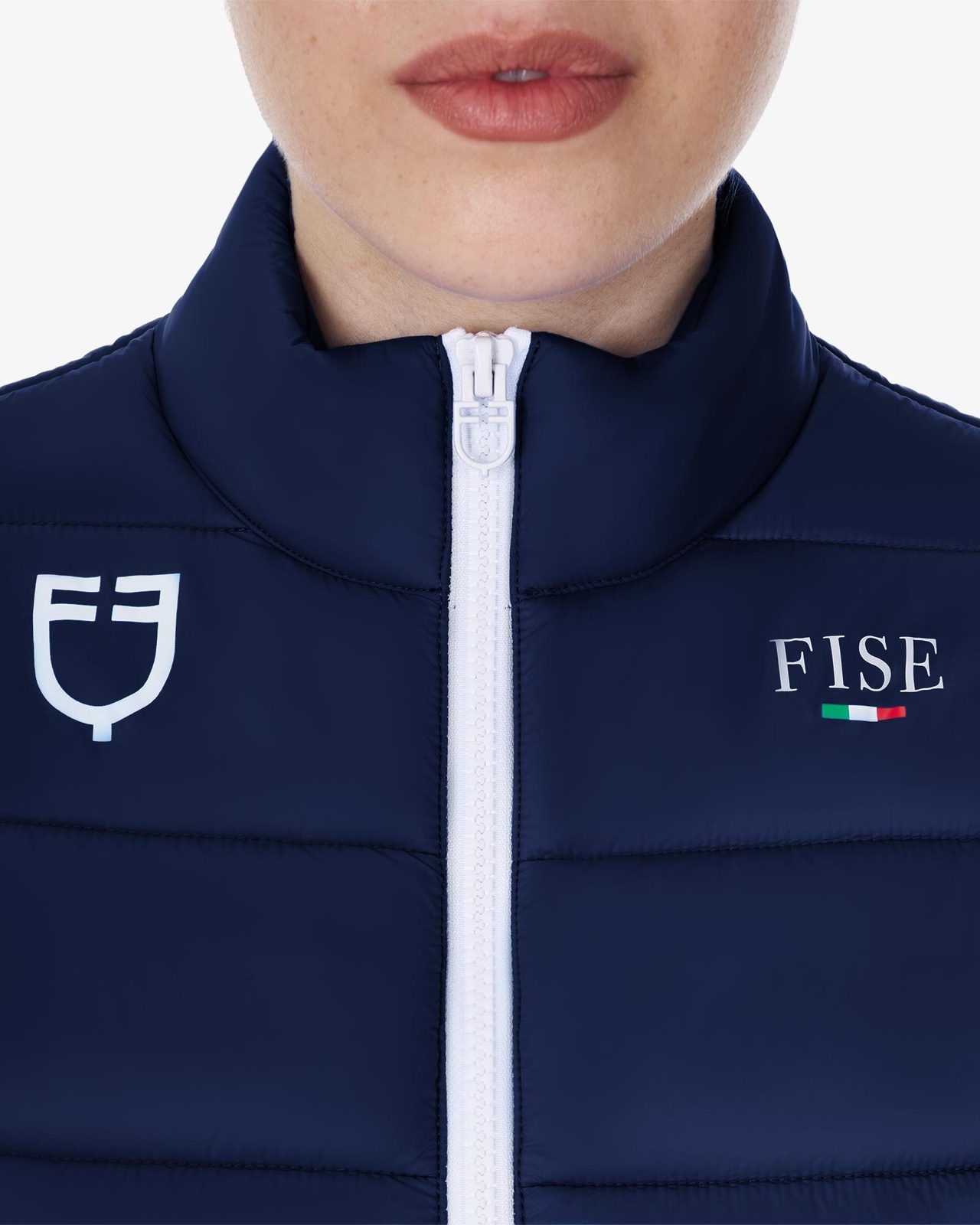 Smanicato donna slim fit Equestro X FISE
