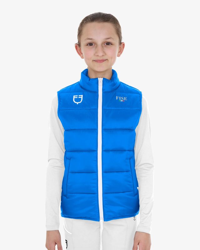 Smanicato unisex bambini slim fit Equestro X FISE