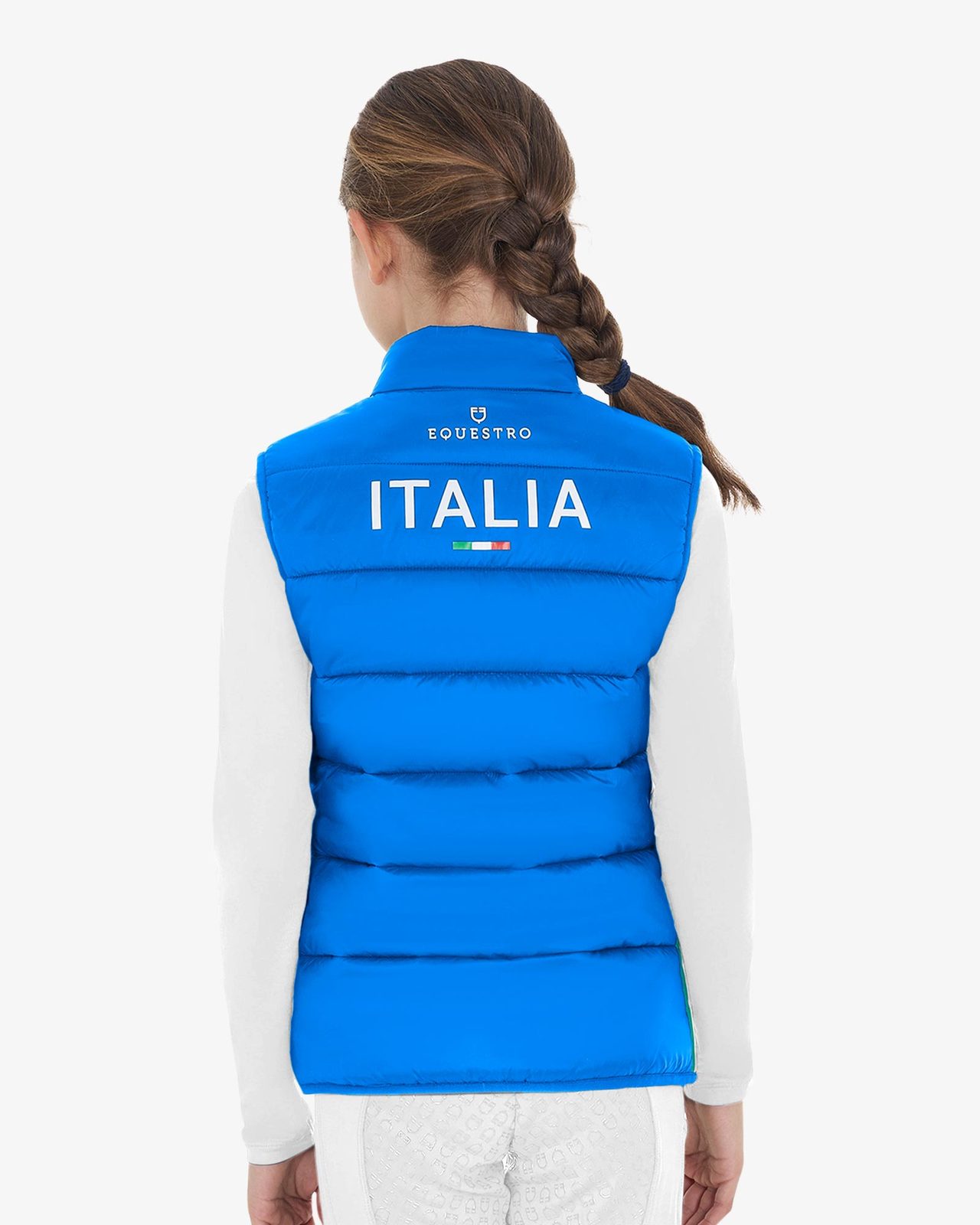 Kids' unisex slim fit vest Equestro X FISE