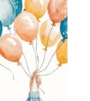 Biglietto virtuale Solidale Compleanno – Palloncini di Buon Augurio