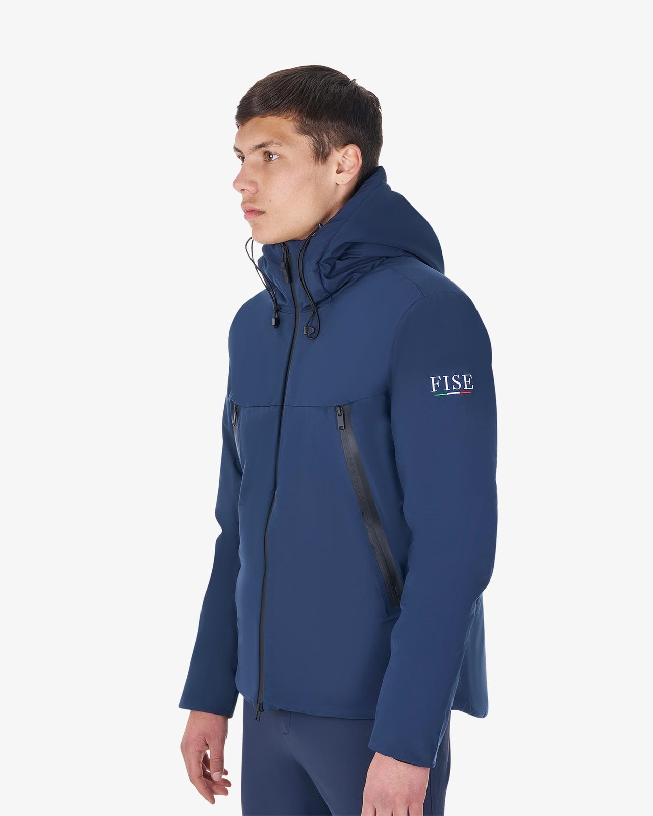 Men's waterproof puffer jacket Equestro X FISE