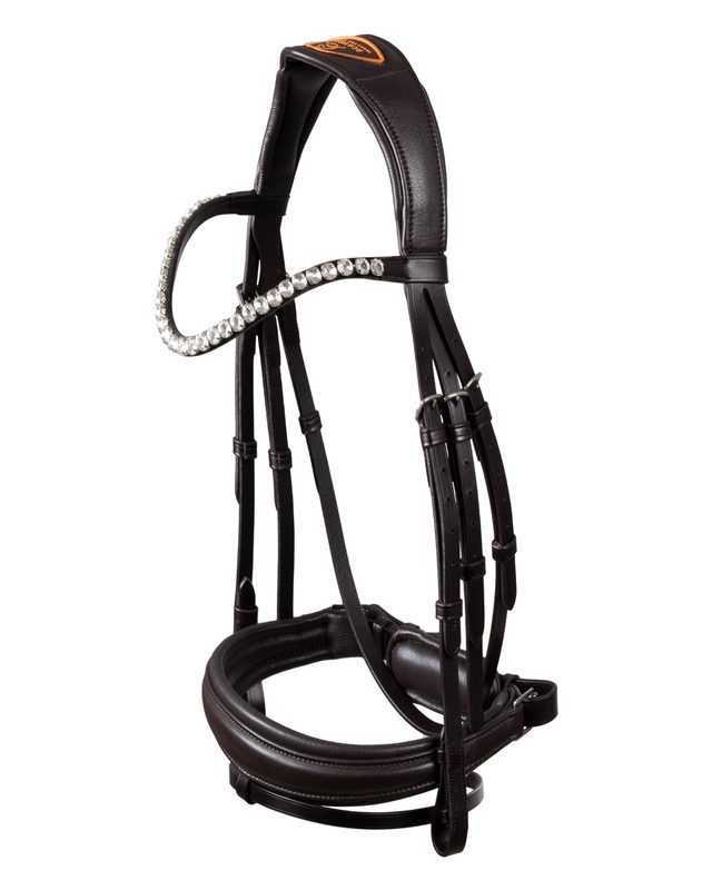 Starry night calfskin bridle