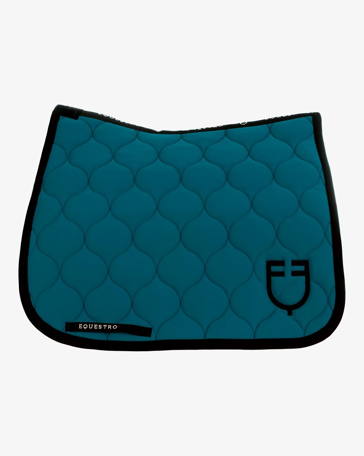 Dressage saddle pad with onion quilting