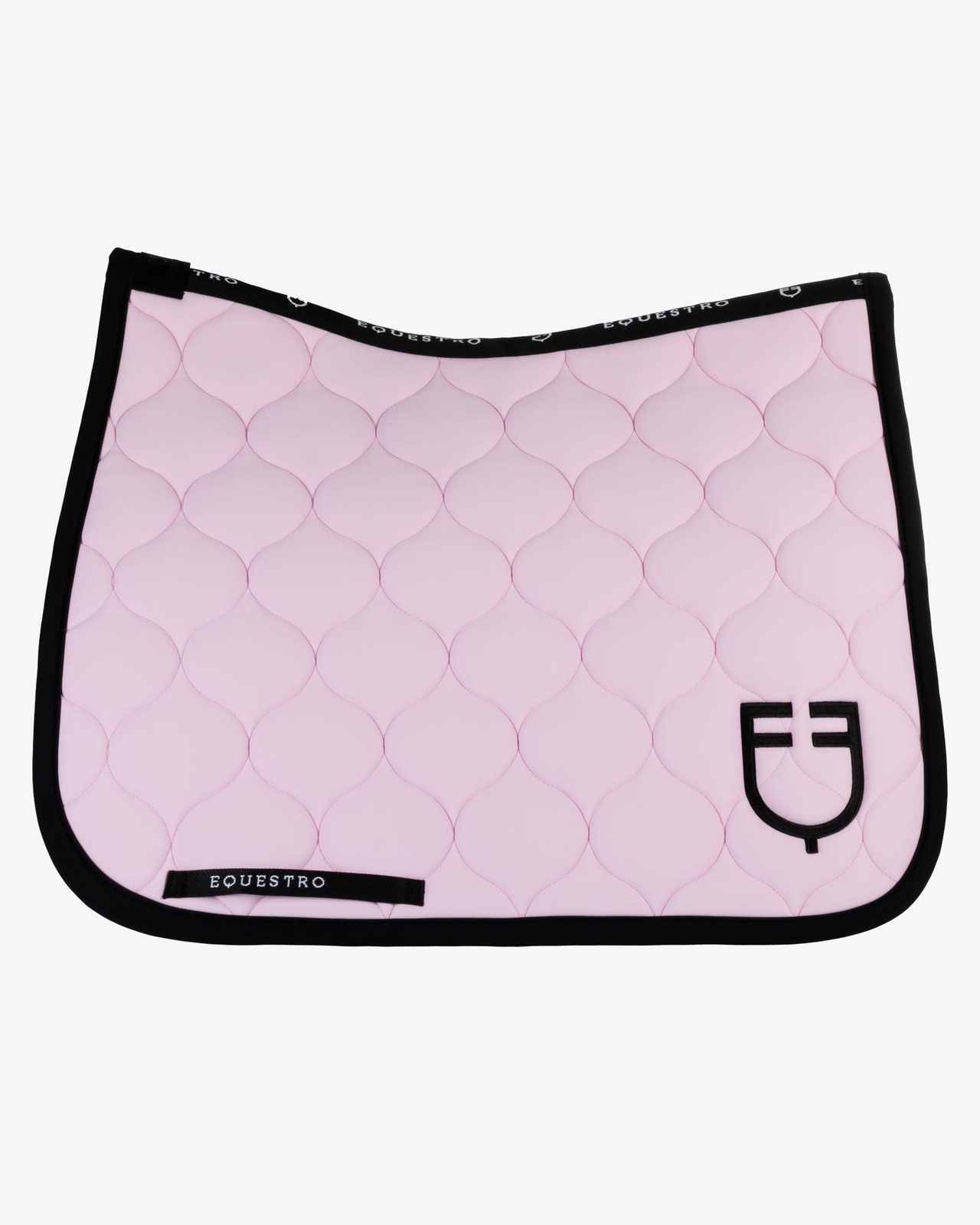 Dressage saddle pad with onion quilting