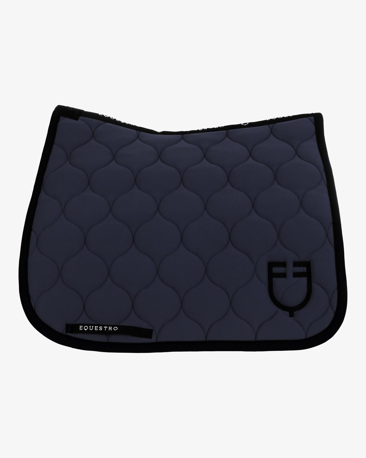 Dressage saddle pad with onion quilting