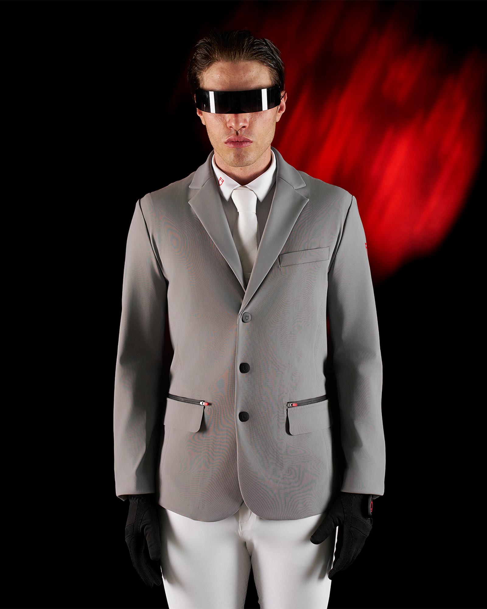 Giacca concorso uomo Equestro Ridertechnology cuciture termosaldate