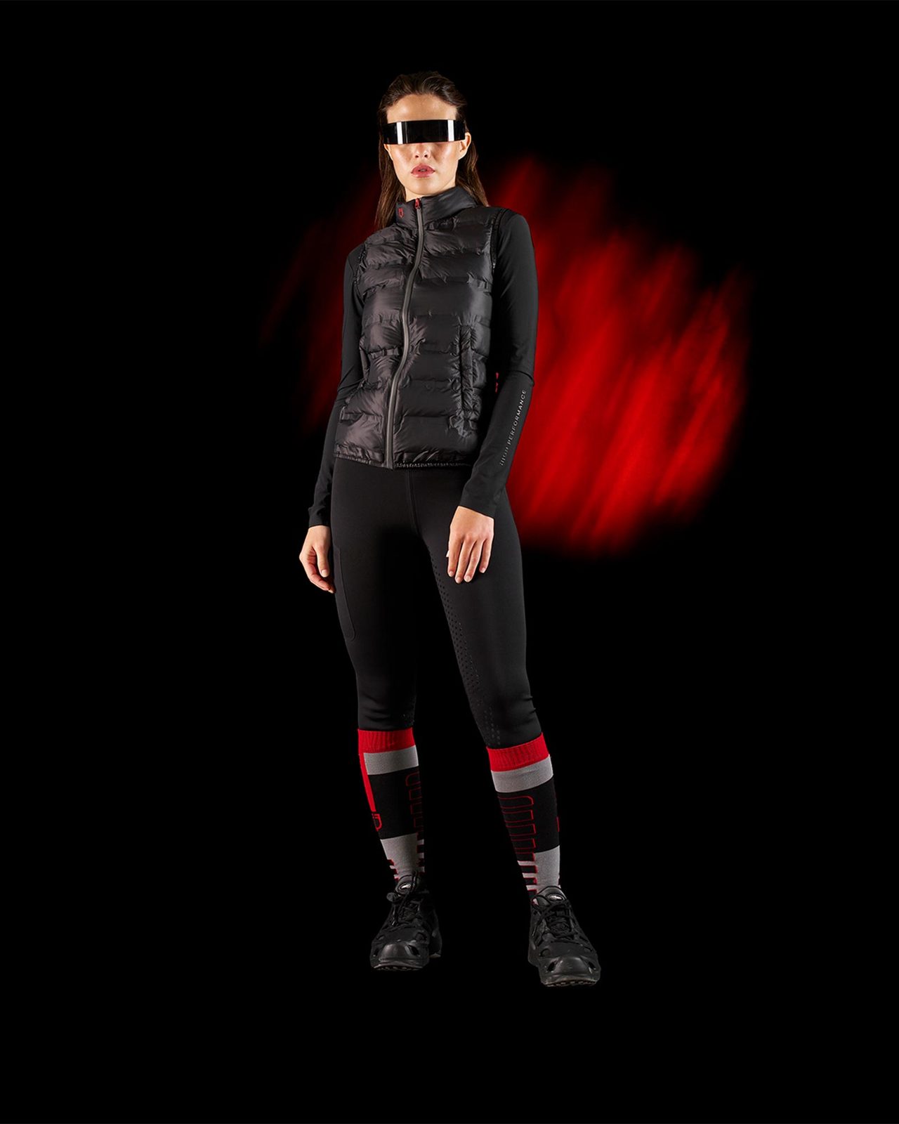 Smanicato donna Equestro Ridertechnology cuciture termosaldate