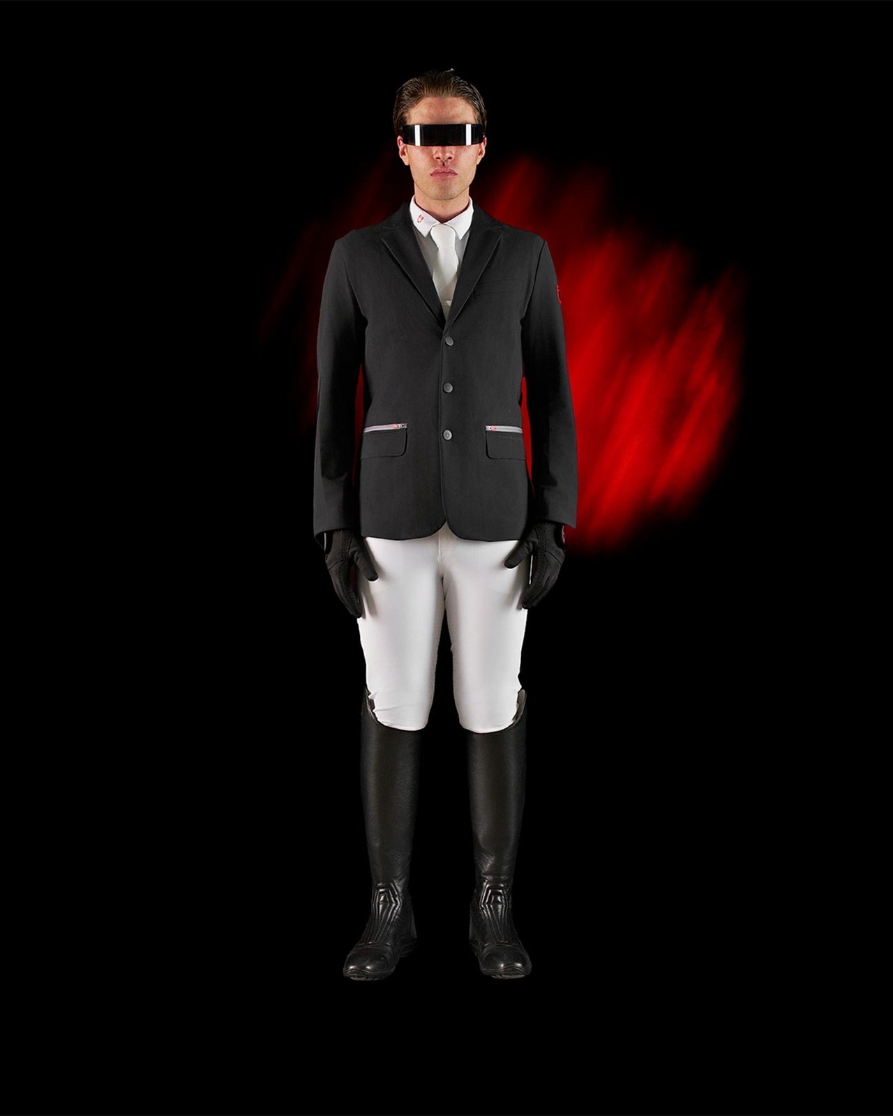 Giacca concorso uomo Equestro Ridertechnology cuciture termosaldate