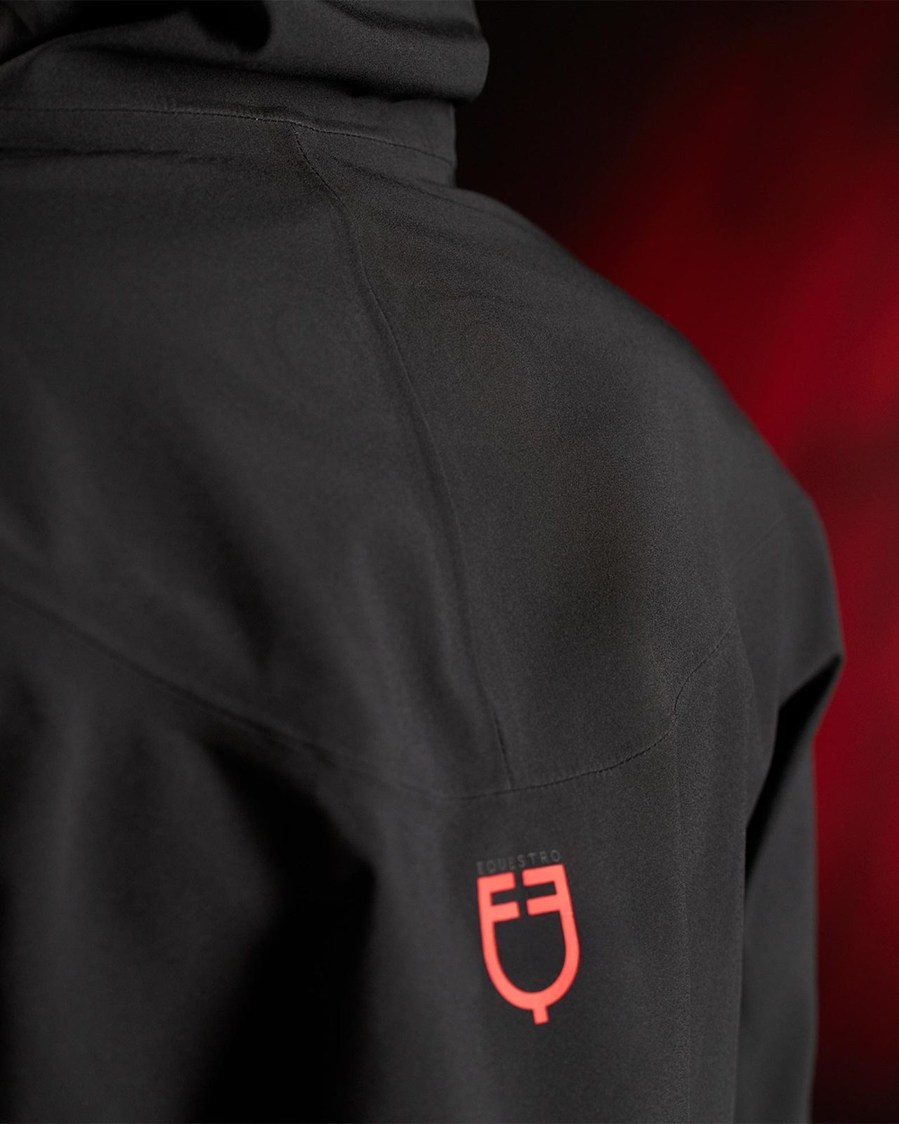 Guscio softshell donna Equestro Ridertechnology impermeabile lungo
