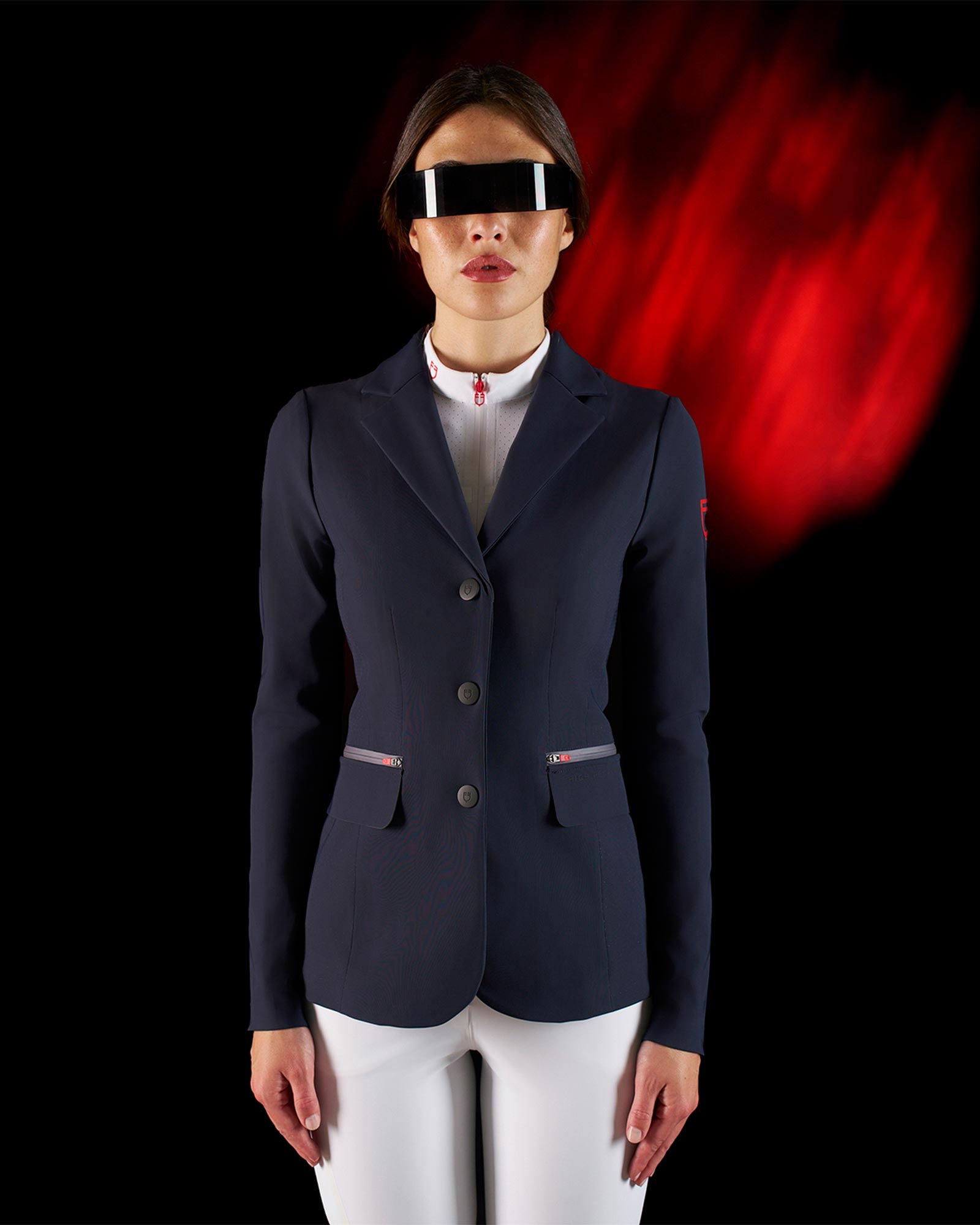 Giacca concorso donna Equestro Ridertechnology cuciture termosaldate